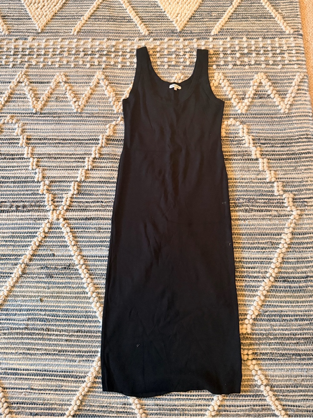 COTTONCITIZEN Black Sleeveless Tank Midi Dress - Classic Minimalist